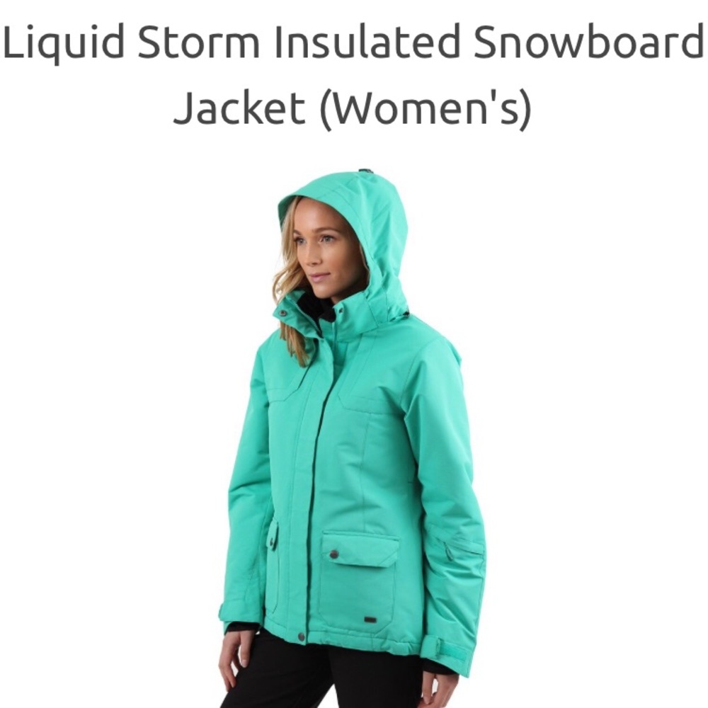 Liquid Storm Snowboard Ski Jacket ❄️ Large ❄️ Aqua